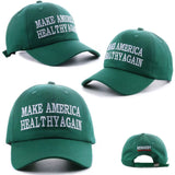 Make America Healthy Again Embroidered Dad Hat - MAHA Embroidered Baseball Cap