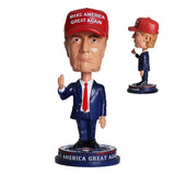 Bobblehead Resin Trumps Figurine Creative Parody of Character American Presidential Funny Doll Collectible Desktop Ornament