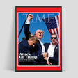 Time Magazine Cover Donald Trump Assault Photo Poster Print Home Decor Painting on Canvas Posters for Wall Decororation Art Home