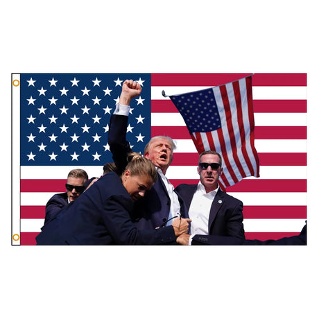 60×90 90X150Cm Trump Fight 2024 Take American Great Again Flag Polyester Printed Banner Tapestry for Decor