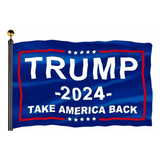 Classic Blue Trump Flag