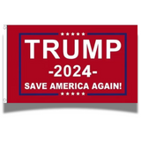 Red Trump Flag "TAKE AMERICA BACK, SAVE AMERICA AGAIN"