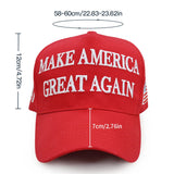 Fashion Baseball Caps MAGA 2024 America Snapback Hats Adjustable for Outdoor Sports Caps Hip Hop Hats Trendy Solid Colors