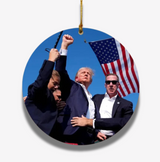 Patriotic Christmas Ornament