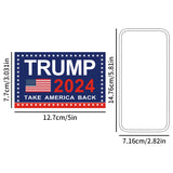 10Sheets/Pack Donald Trump 2024 Decoration Sticker,American Outdoor Decoration Car,Motorcycle,Helmets, Notebook Stickers