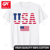 USA T-Shirt Women Men Patriotic US Flag 4Th of July Apparel American Proud Graphic Tee Top Independence Day Clothes Novelty Gift