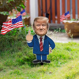 New Trump Yard Sign 2025 President Trump Finger Yard Sign Funny Lawn Signs Outdoor Yard Decor Home Decorations