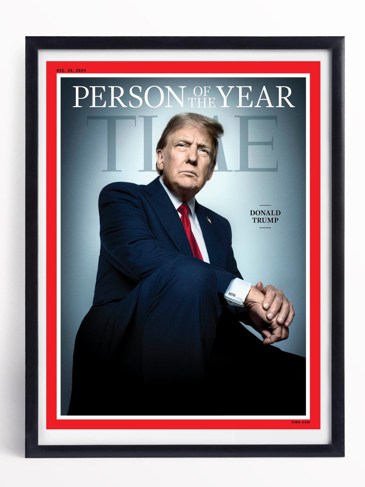 Trump Time Person of the Year Poster , Political Gift, Historical Collectibles, Trump Memorabilia, MAGA Gift, Trump Time Cover,